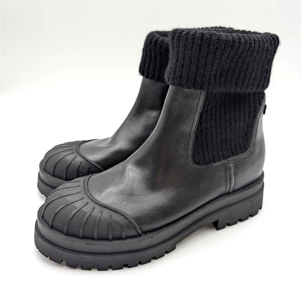 Sam Edelman Steele Chelsea Ankle Boot Round Toe Women's Black Size US8.5M EU39
